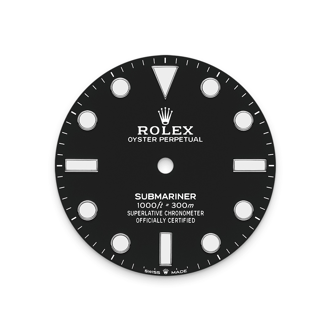 rolex Submariner dial in Oystersteel, M124060-0001 - Greenwich