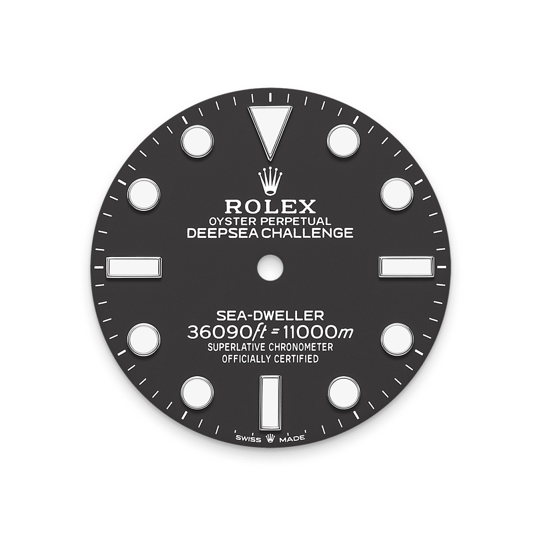 rolex Deepsea Challenge dial  in RLX titanium, M126067-0001 - Greenwich