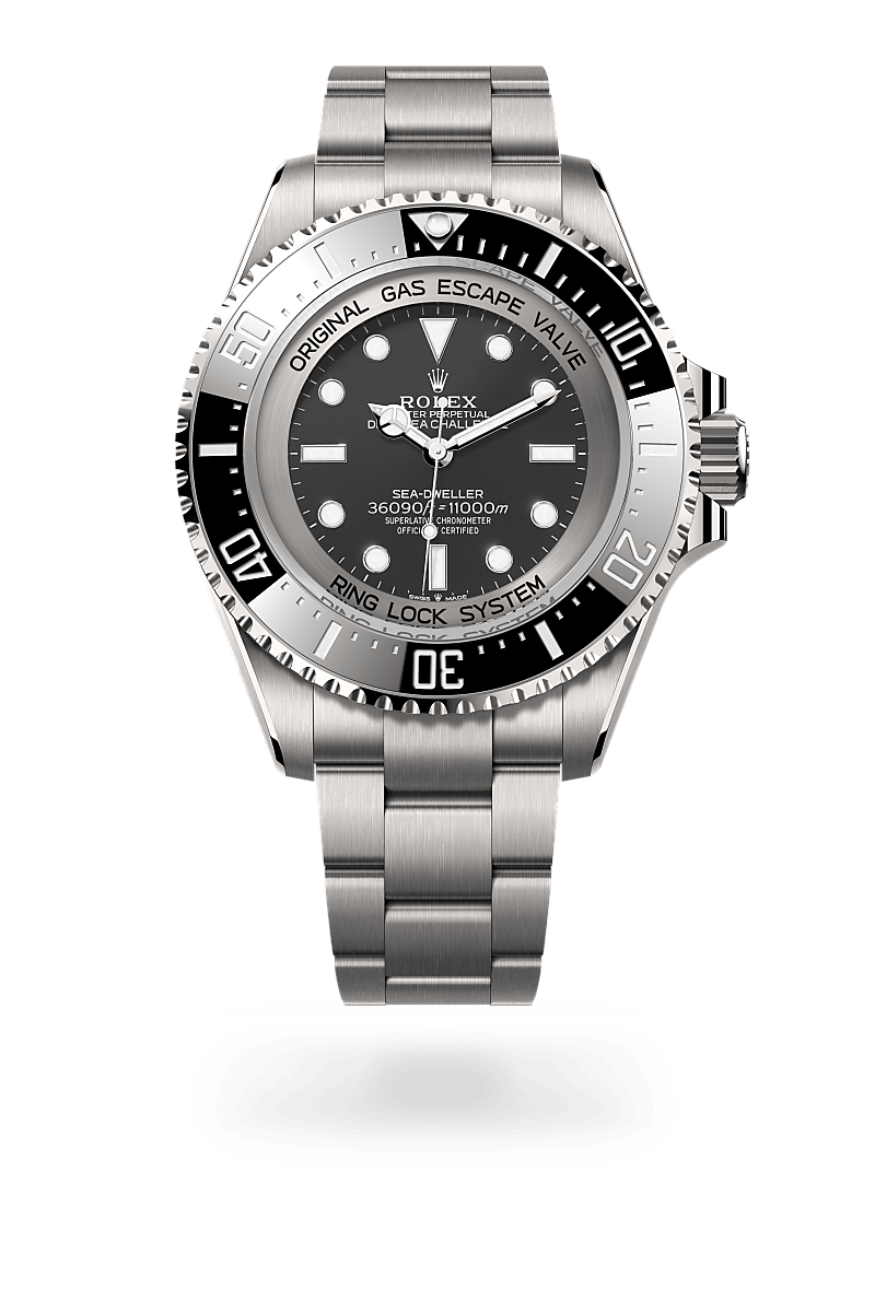 rolex DEEPSEA front view in RLX titanium, M126067-0001 - Greenwich