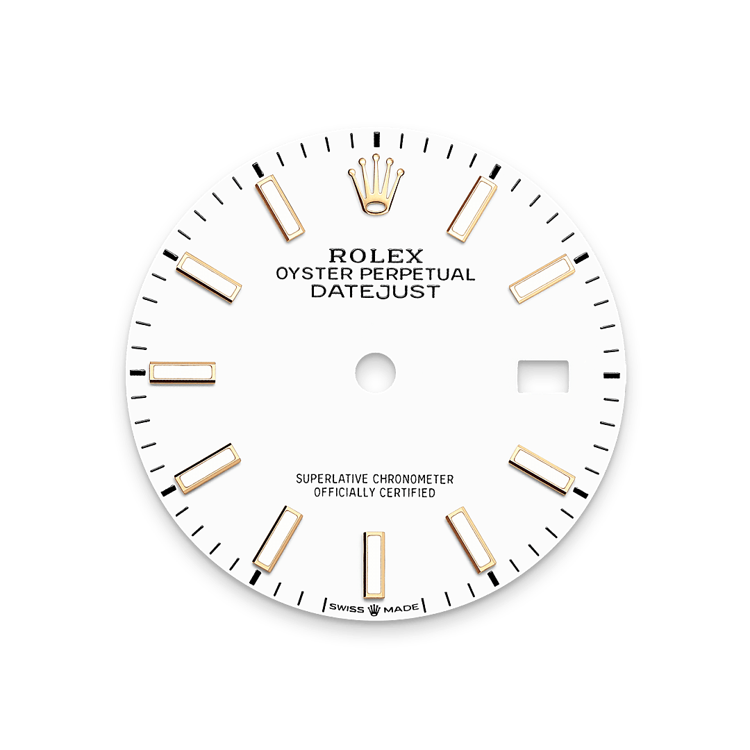 rolex Datejust 36 dial in Yellow Rolesor - combination of Oystersteel and yellow gold, M126203-0020 - Greenwich