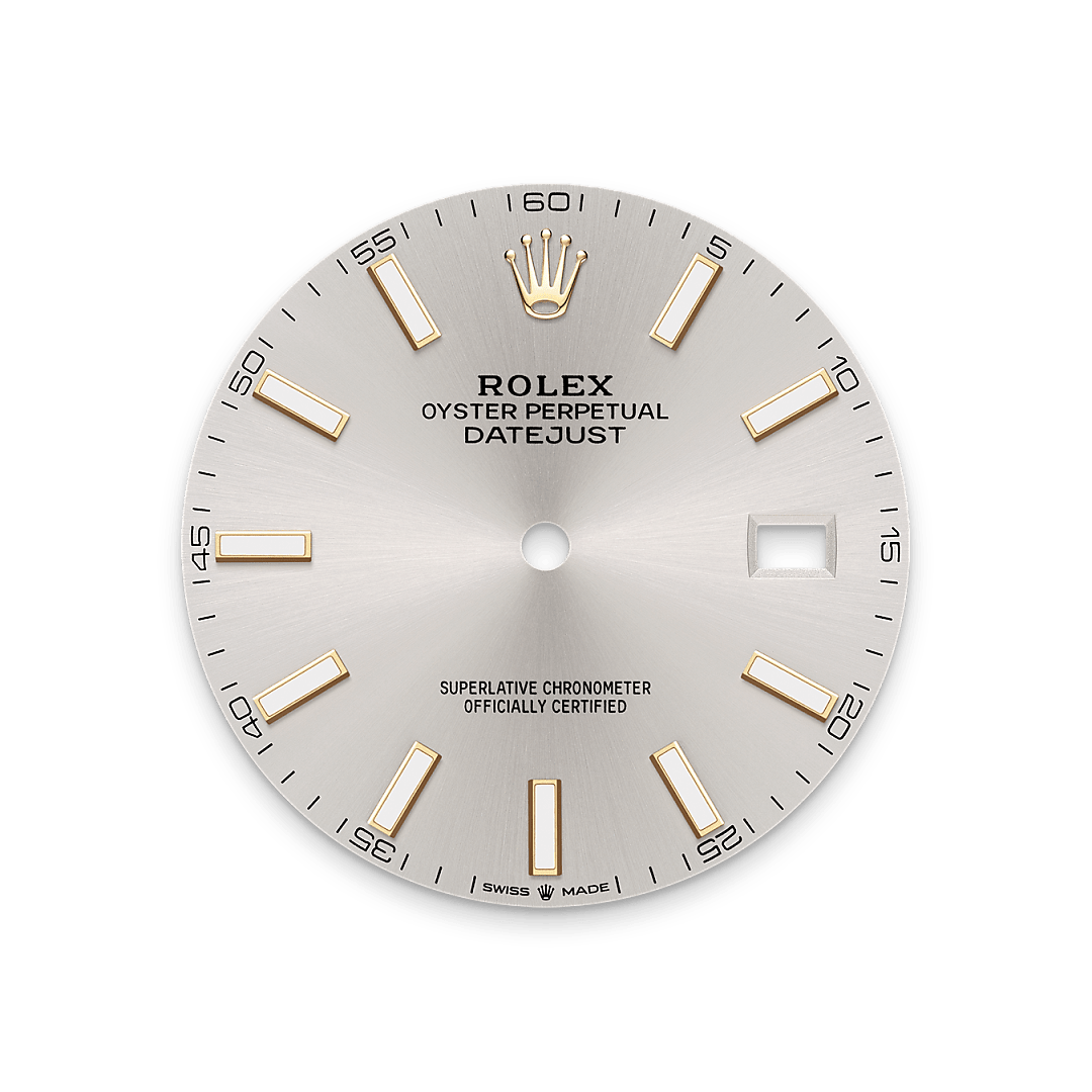 rolex Datejust 41 dial in Yellow Rolesor - combination of Oystersteel and yellow gold, M126303-0001 - Greenwich