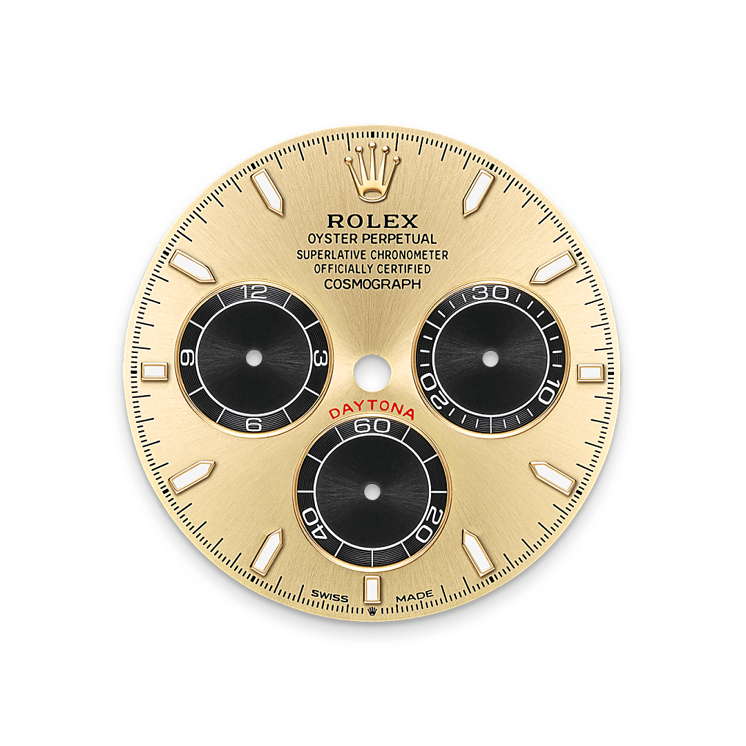 rolex Cosmograph Daytona dial in 18 ct yellow gold, M126518LN-0012 - Greenwich