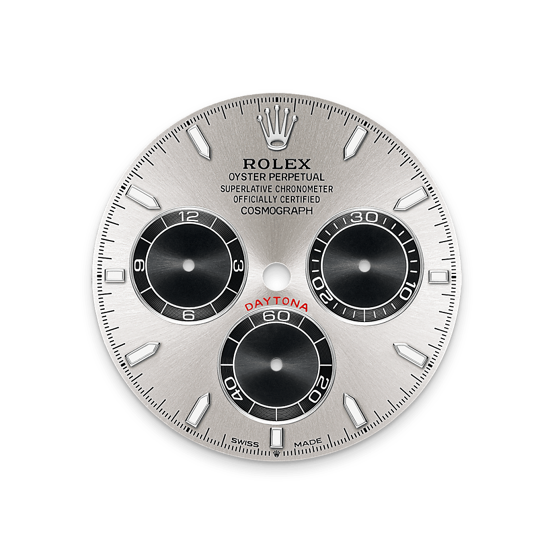 rolex Cosmograph Daytona dial  in 18 ct white gold, M126519LN-0006 - Greenwich