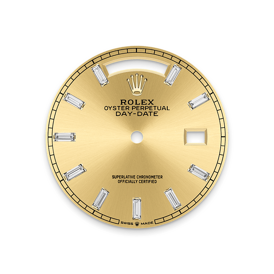 rolex Day-Date 36 dial in 18 ct yellow gold, M128398TBR-0037 - Greenwich