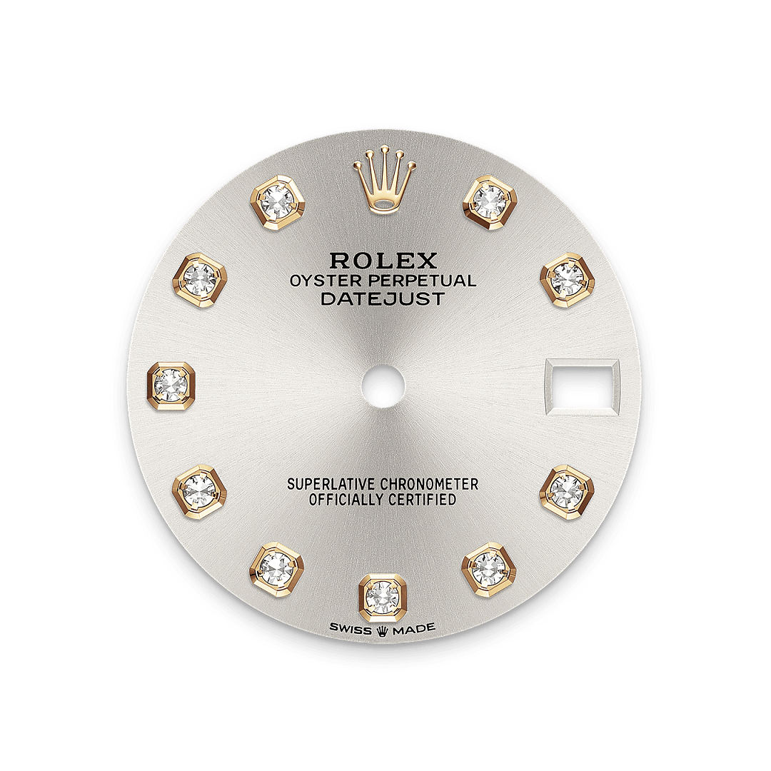 rolex Datejust 31 dial in Yellow Rolesor - combination of Oystersteel and yellow gold, M278273-0019 - Greenwich