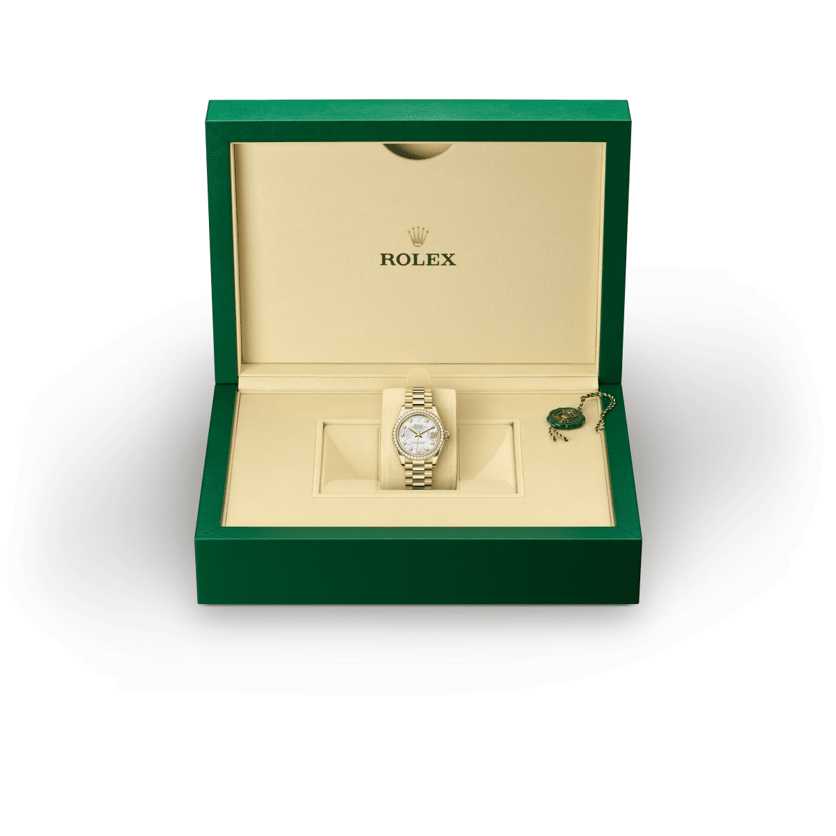 18캐럿 옐로우 골드 소재의 롤렉스 DATEJUST, M278288RBR-0006 - 그리니치