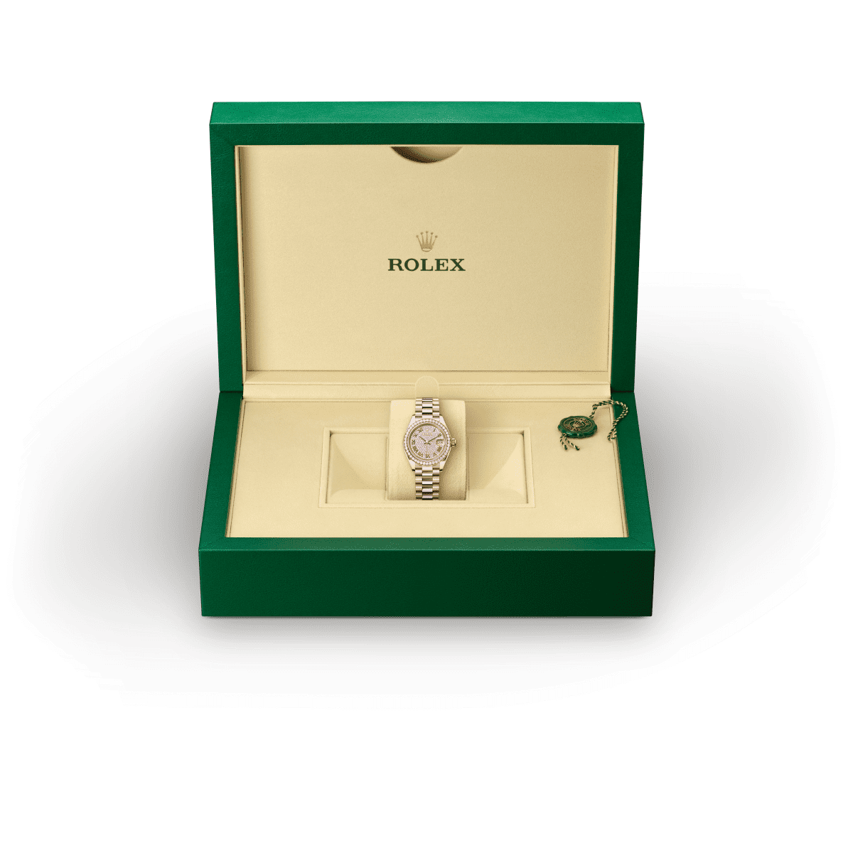 18캐럿 에버로즈 골드 소재의 롤렉스 LADY-DATEJUST, M279135RBR-0021 - 그리니치