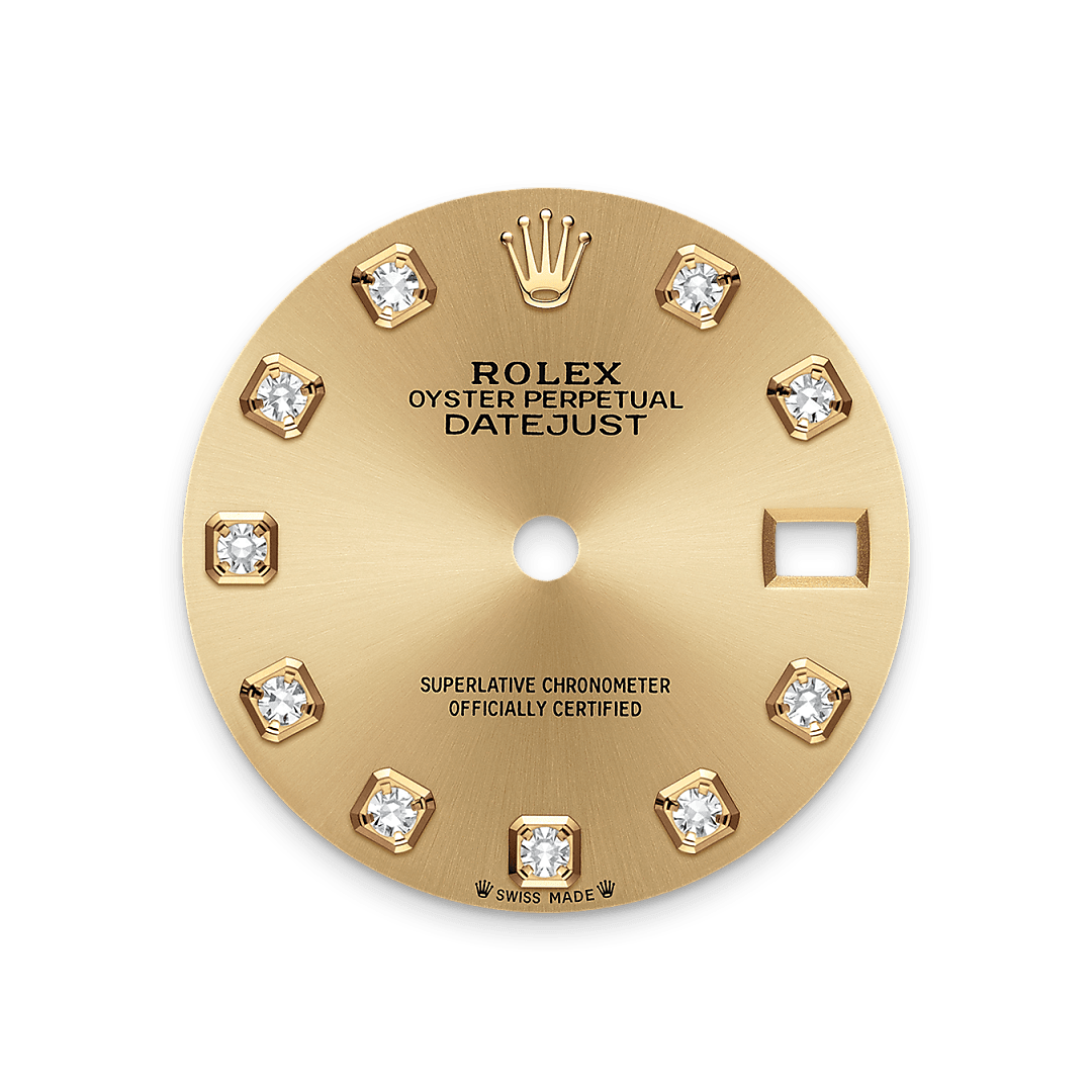 rolex Lady-Datejust dial in Yellow Rolesor - combination of Oystersteel and yellow gold, M279173-0012 - Greenwich